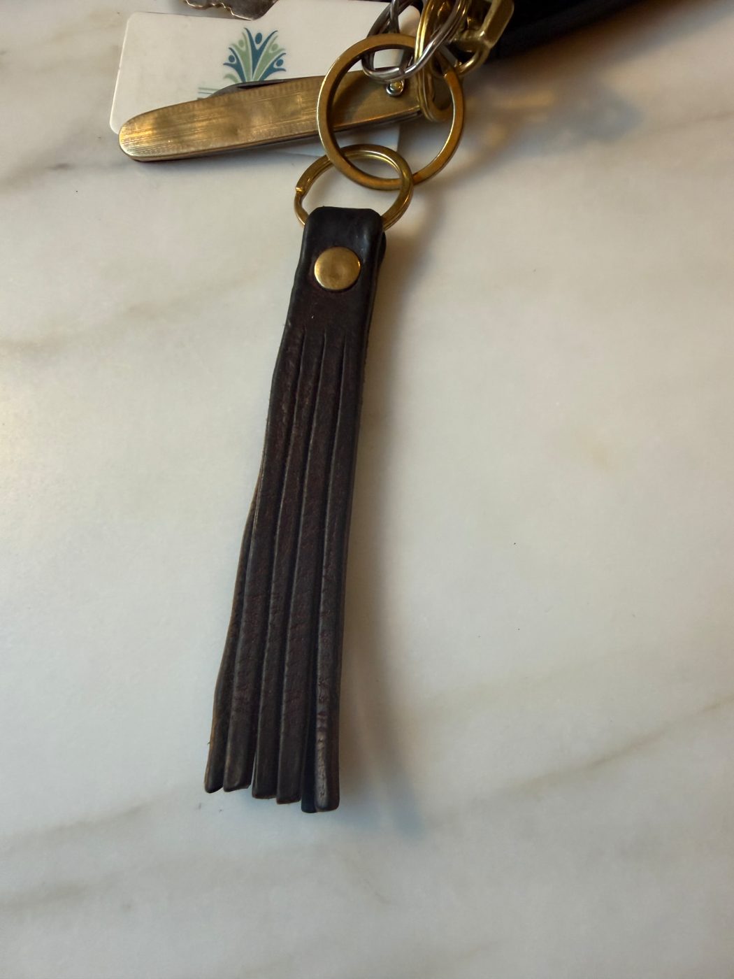 Leather Keychain